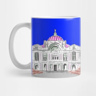 beaux arts architectural palace Mug